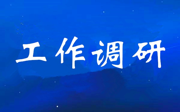 张立伟调研集团出产服务类企业经营发展情况